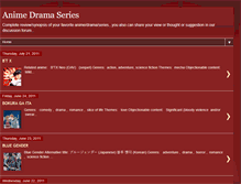 Tablet Screenshot of animedramaseries.blogspot.com