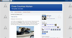 Desktop Screenshot of crosscountrieskitchen.blogspot.com