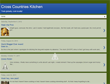 Tablet Screenshot of crosscountrieskitchen.blogspot.com