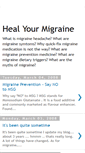 Mobile Screenshot of heal-your-migraine.blogspot.com