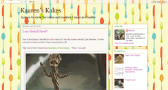 Desktop Screenshot of kaarenskakes.blogspot.com