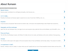 Tablet Screenshot of kumaoninformation.blogspot.com