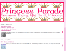 Tablet Screenshot of princessparade.blogspot.com