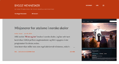 Desktop Screenshot of byggemennesker.blogspot.com