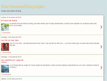 Tablet Screenshot of 4000blognights.blogspot.com