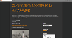 Desktop Screenshot of festamajorcantonigros.blogspot.com