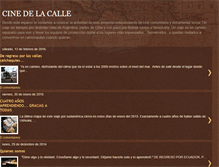 Tablet Screenshot of cinedelacalle.blogspot.com