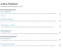 Tablet Screenshot of novatradutora.blogspot.com