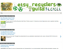 Tablet Screenshot of etsyrecyclersguild.blogspot.com
