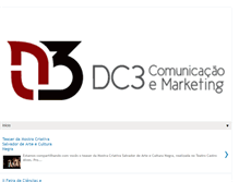 Tablet Screenshot of dc3comunicacaoemarketing.blogspot.com