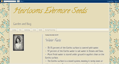Desktop Screenshot of heirloomsevermoreseeds.blogspot.com