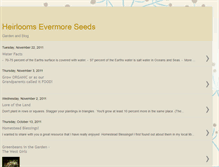 Tablet Screenshot of heirloomsevermoreseeds.blogspot.com
