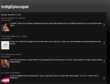 Tablet Screenshot of indigepiscopal.blogspot.com