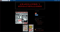 Desktop Screenshot of amarillismoysensasionalismo.blogspot.com