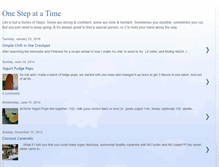 Tablet Screenshot of lissaloo-onestepatatime.blogspot.com