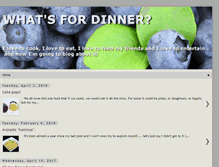 Tablet Screenshot of magda-whatsfordinner.blogspot.com