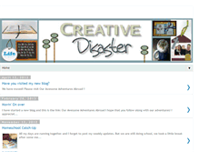 Tablet Screenshot of 1creativedisaster.blogspot.com