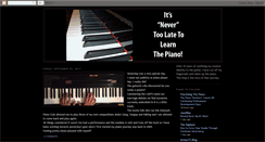 Desktop Screenshot of nevertoolatetolearnpiano.blogspot.com