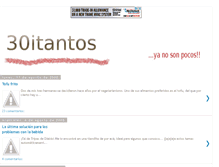 Tablet Screenshot of 30itantos.blogspot.com