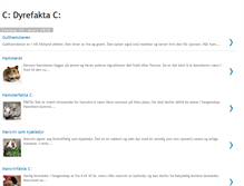 Tablet Screenshot of dyrefakta.blogspot.com