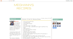 Desktop Screenshot of meghannsrecipes.blogspot.com