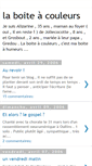 Mobile Screenshot of laboiteacouleurs.blogspot.com