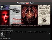 Tablet Screenshot of misterioycuriosidades.blogspot.com