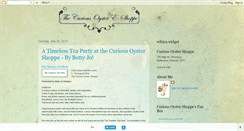 Desktop Screenshot of curiouslittleoyster.blogspot.com
