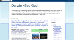 Desktop Screenshot of darwinkilledgod.blogspot.com