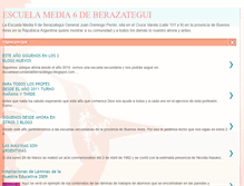 Tablet Screenshot of escuelamedia6berazategui.blogspot.com