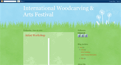 Desktop Screenshot of internationalwoodcarvingartsfestival.blogspot.com