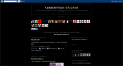Desktop Screenshot of farbenfroh-sticken.blogspot.com