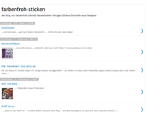 Tablet Screenshot of farbenfroh-sticken.blogspot.com
