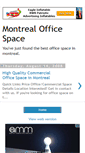 Mobile Screenshot of montrealofficespace.blogspot.com