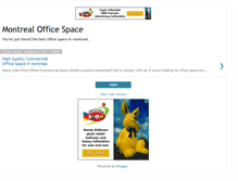 Tablet Screenshot of montrealofficespace.blogspot.com