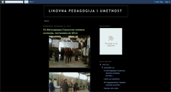 Desktop Screenshot of likovna-umetnost.blogspot.com