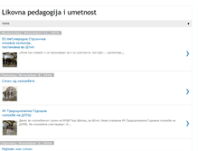 Tablet Screenshot of likovna-umetnost.blogspot.com
