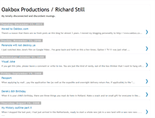 Tablet Screenshot of oakbox.blogspot.com