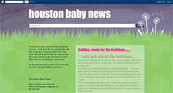 Desktop Screenshot of houstonbabynews.blogspot.com