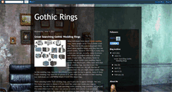 Desktop Screenshot of gothicrings.blogspot.com