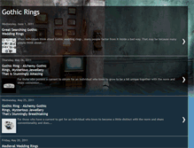 Tablet Screenshot of gothicrings.blogspot.com