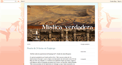 Desktop Screenshot of misticaverdadera.blogspot.com