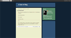 Desktop Screenshot of dashofblog.blogspot.com