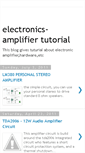 Mobile Screenshot of amplifiertutorial.blogspot.com