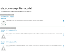 Tablet Screenshot of amplifiertutorial.blogspot.com