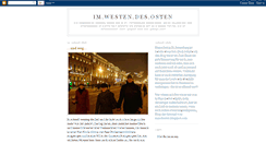 Desktop Screenshot of im-westen-des-osten.blogspot.com