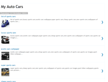 Tablet Screenshot of myautocars.blogspot.com