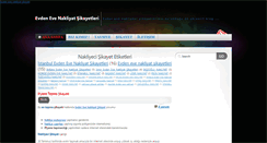 Desktop Screenshot of evdenevenakliyesikayet.blogspot.com