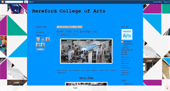 Desktop Screenshot of herefordartscol.blogspot.com