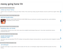 Tablet Screenshot of money-going-home.blogspot.com